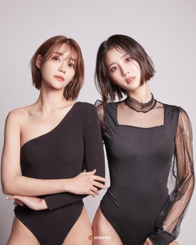 AOA徐酉奈与TAHITI智秀拍摄健身主题写真，两大性感美女展现撩人魅力