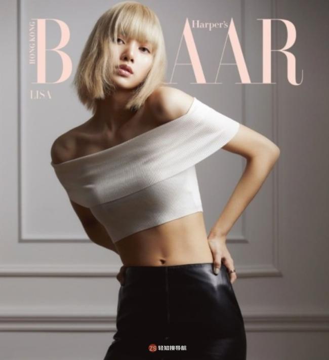 LISA一组最新杂志写真近日在网上曝光，婀娜多姿造型吸引广大粉丝目光