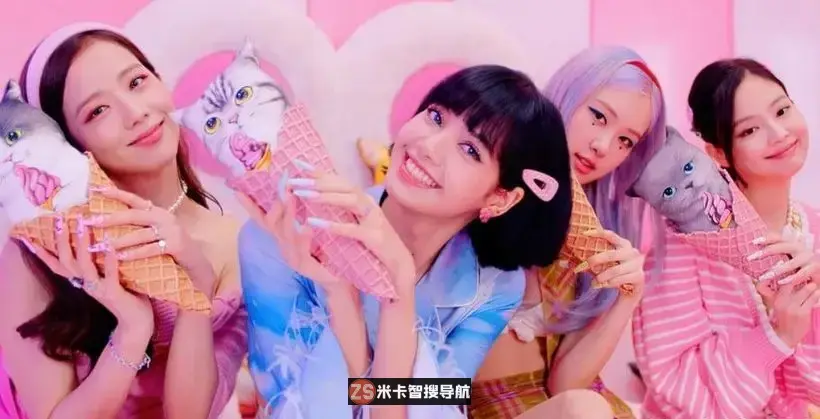 BLACKPINK热门曲「Ice Cream」MV观看突破9亿次！