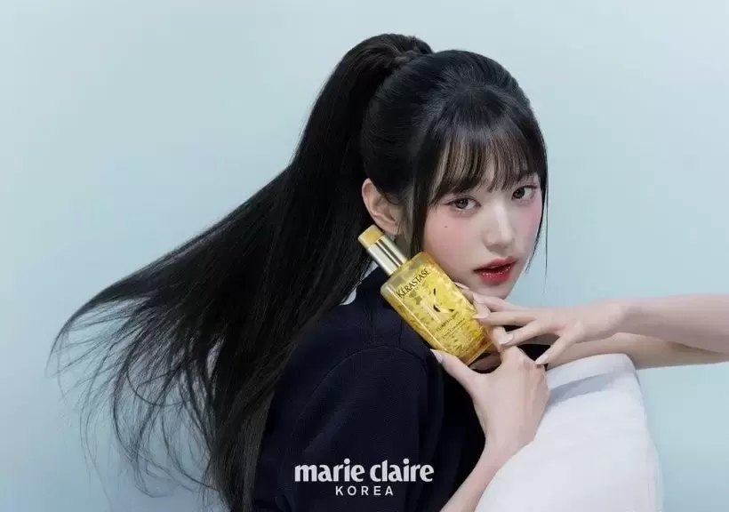 IVE张员瑛成为「Kérastase」的品牌大使！展现迷人的风格