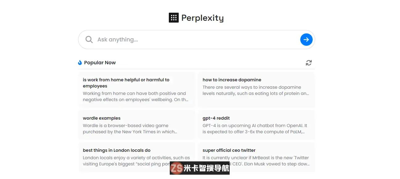 Perplexity AI:人工智能搜索引擎 Perplexity AI:人工智能搜索引擎